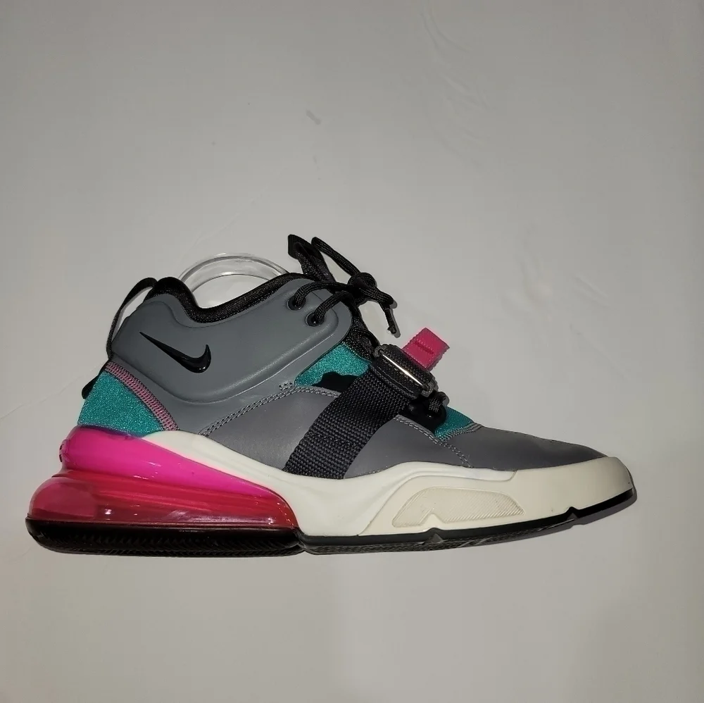 KIDS Nike Air Force 270 Cool Grey Hyper Jade
